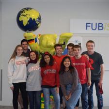 Study abroad students host Rutgers Day in Berlin