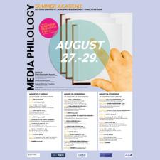 The German Department is proud to host the 2019 Media Philology Summer Academy in August
